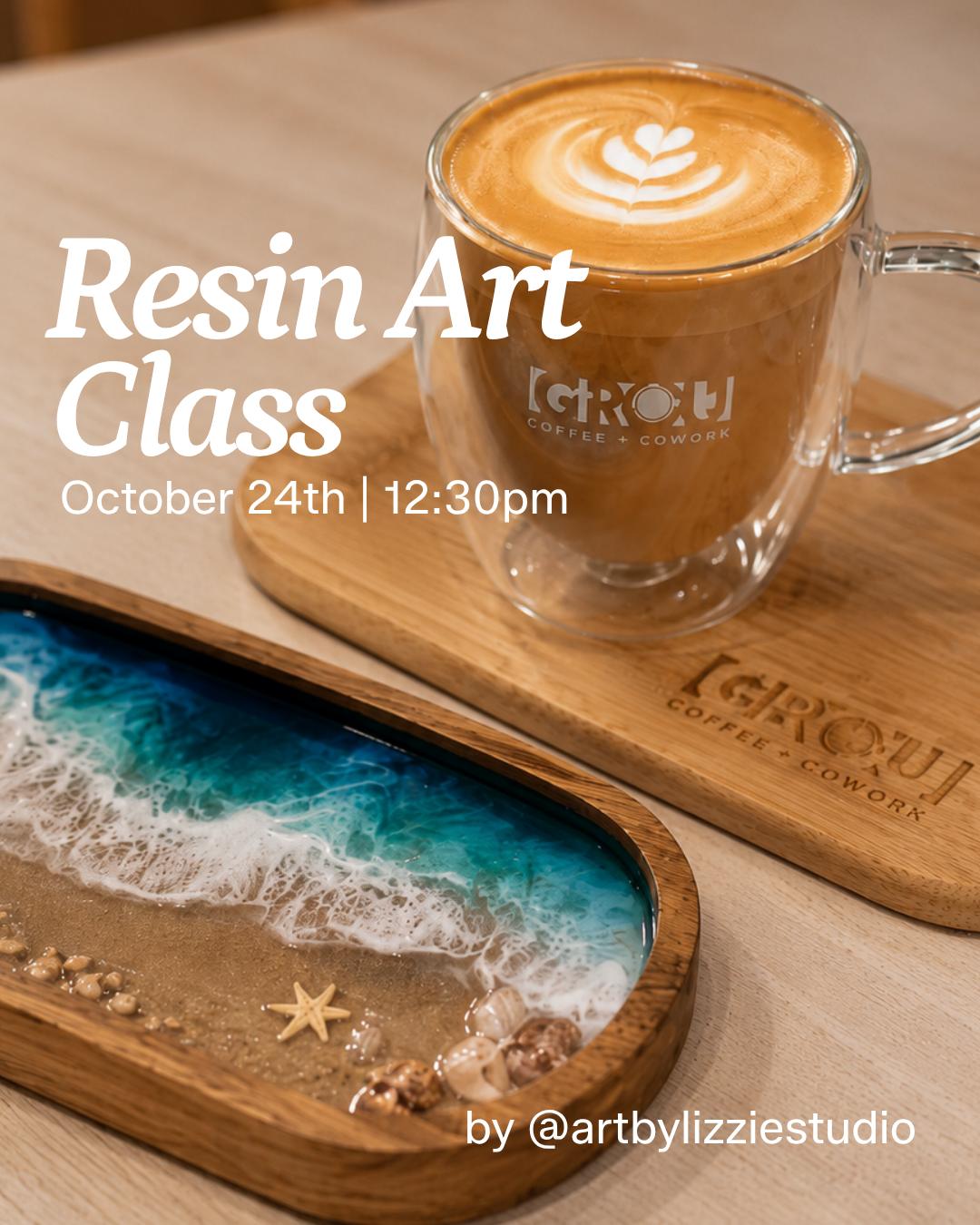 Resin Art Experience: Ocean Edition, October 24th